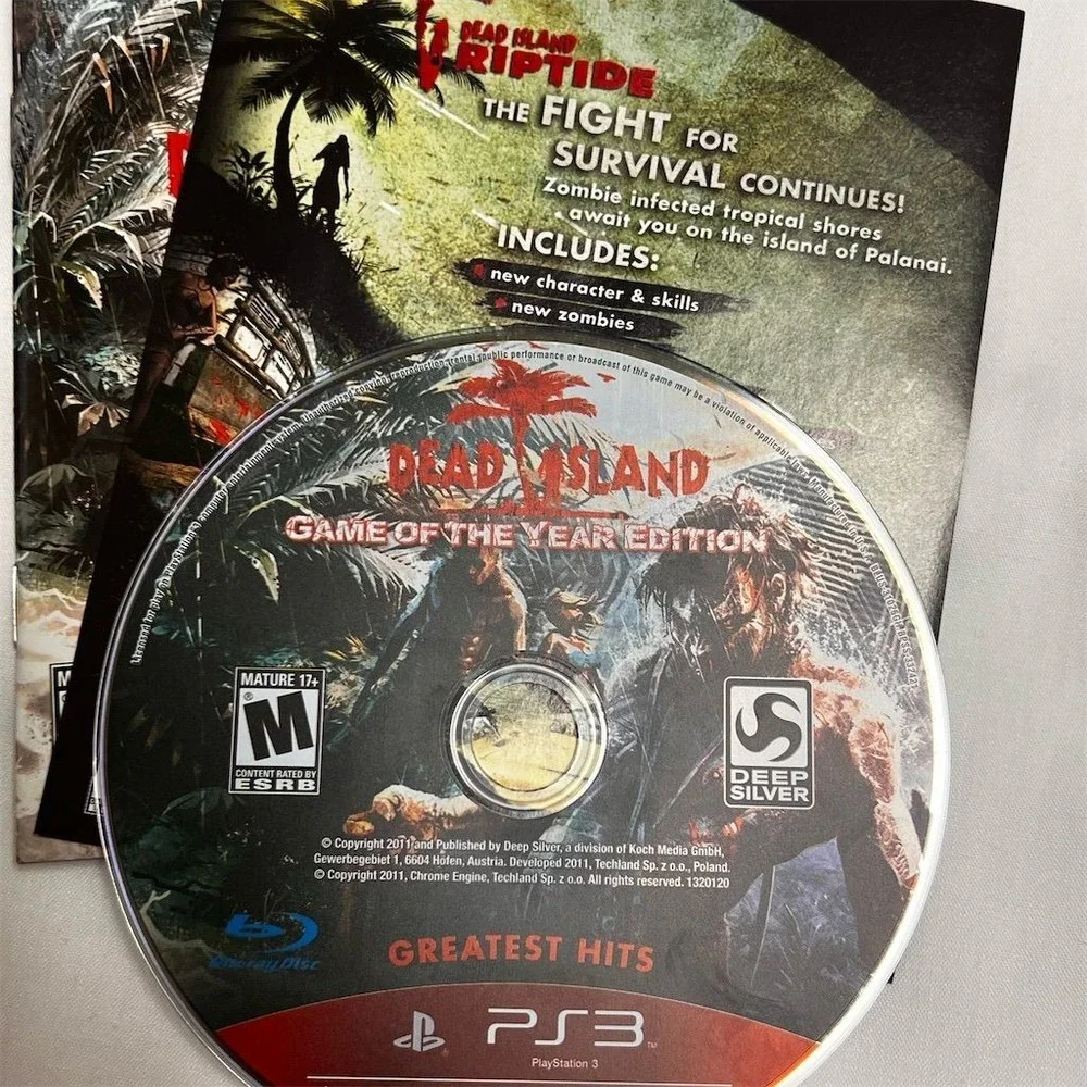 Dead Island Game of the Year Edition Sony PlayStation 3‎ PS3 Greatest Hits GOTY